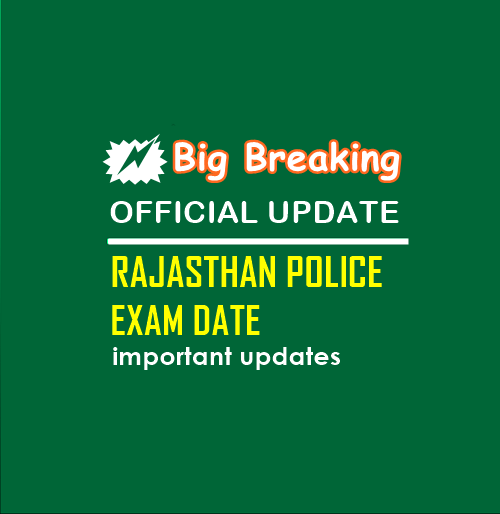 Rajasthan Police Exam Date