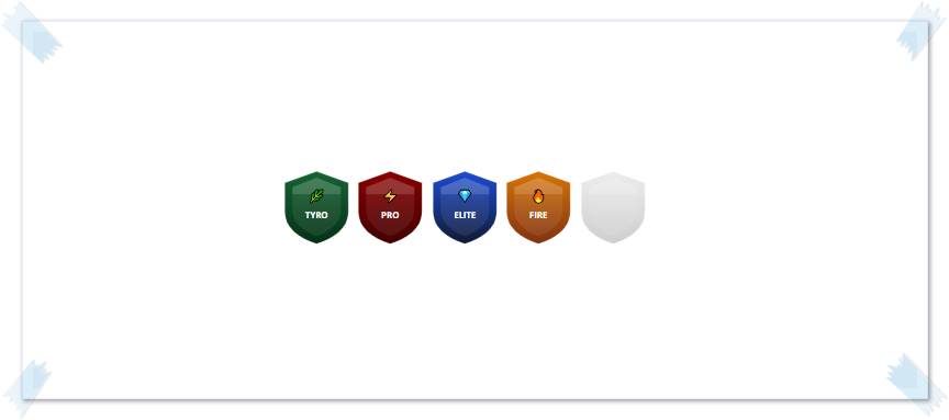 Hindi typing practice achievement badges earned by improving typing speed